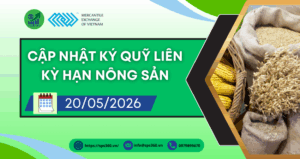 Cập nhật mức ký quỹ giao dịch liên kỳ hạn mặt hàng nông sản ngày 20/05/2026