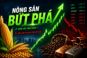Bản tin nhanh hàng hóa 19/05: Nông sản bứt phá, kim loại và nguyên liệu công nghiệp chịu áp lực