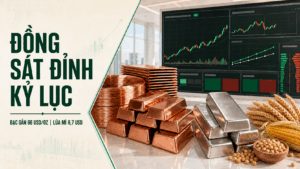 BẢN TIN NHANH HÀNG HÓA 18/08: ĐỒNG TIẾN SÁT ĐỈNH KỶ LỤC, BẠC TĂNG GẦN 66 USD/OUNCE