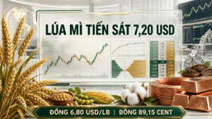 BẢN TIN NHANH HÀNG HÓA 27/08: LÚA MÌ TIẾN SÁT 7,20 USD/BUSHEL, ĐỒNG GIỮ ĐÀ TĂNG QUANH 6,80 USD/POUND