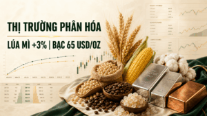 BẢN TIN NHANH HÀNG HÓA 14/08: LÚA MÌ TĂNG HƠN 3%, BẠC TIẾN SÁT 65 USD/OUNCE